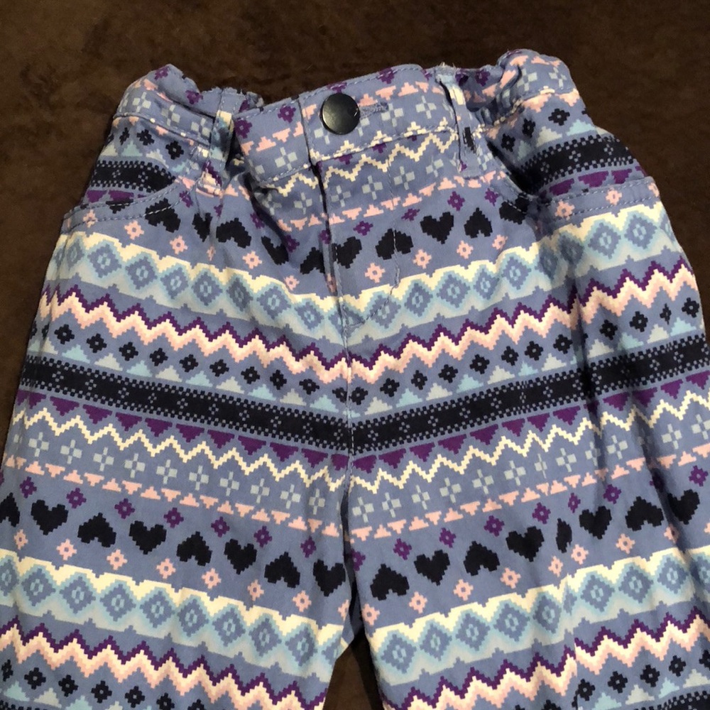 Place girl’s patterned pants size 10